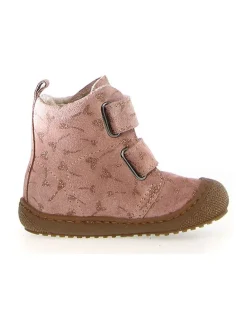 Leder-Boots in Rosa