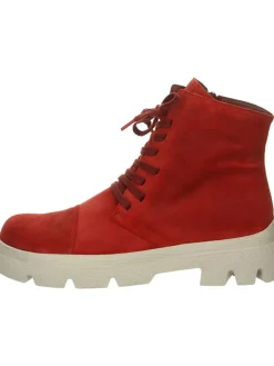 Leder-Boots in Rot