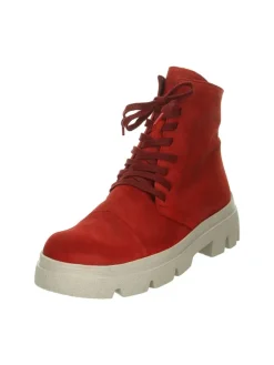 Leder-Boots in Rot