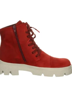 Leder-Boots in Rot