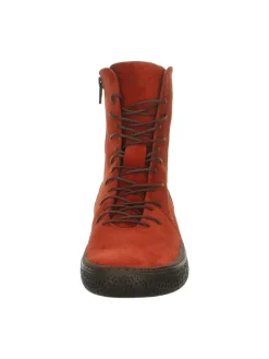 Leder-Boots in Rot