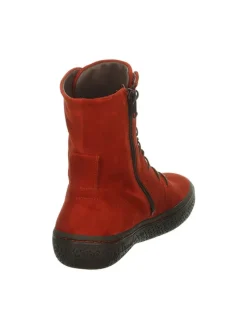 Leder-Boots in Rot
