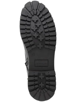 Leder-Boots in Schwarz