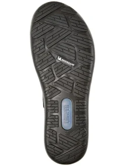 Leder-Boots in Schwarz