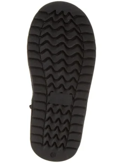 Leder-Boots in Schwarz