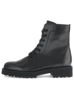 Leder-Boots in Schwarz