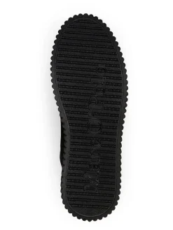 Leder-Boots in Schwarz