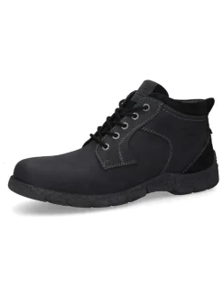 Leder-Boots in Schwarz
