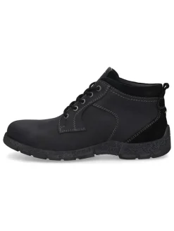 Leder-Boots in Schwarz
