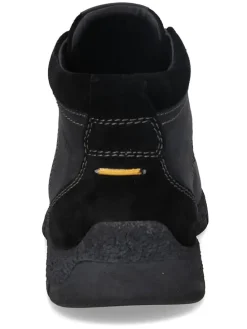 Leder-Boots in Schwarz