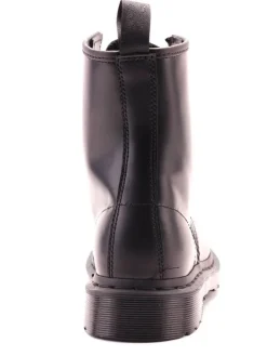 Leder-Boots in Schwarz