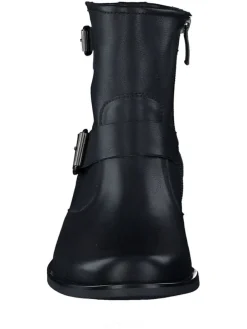 Leder-Boots in Schwarz