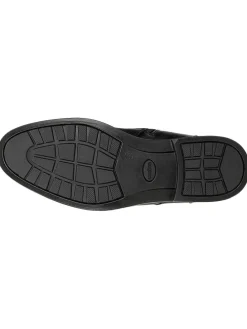 Leder-Boots in Schwarz