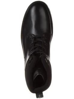 Leder-Boots in Schwarz