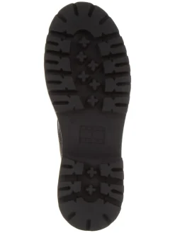 Leder-Boots in Schwarz