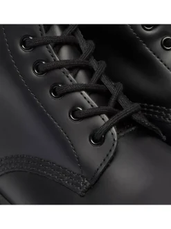 Leder-Boots in Schwarz