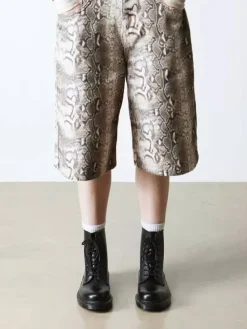 Leder-Boots in Schwarz