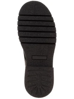 Leder-Boots in Schwarz