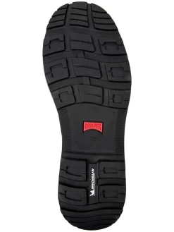 Leder-Boots in Schwarz