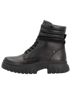 Leder-Boots in Schwarz