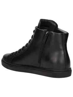 Leder-Boots in Schwarz
