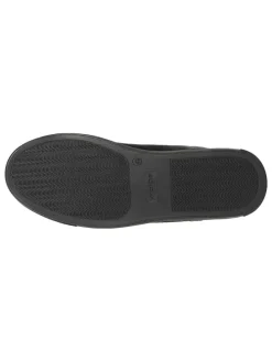 Leder-Boots in Schwarz