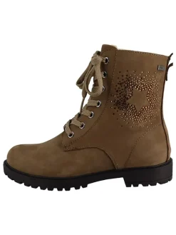 Leder-Boots "Indira" in Hellbraun