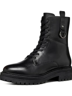 Leder-Boots "Iridea" in Schwarz