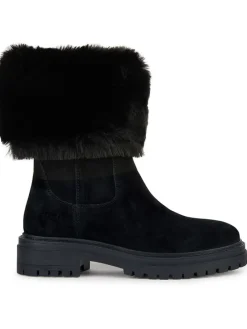 Leder-Boots "Iridea" in Schwarz