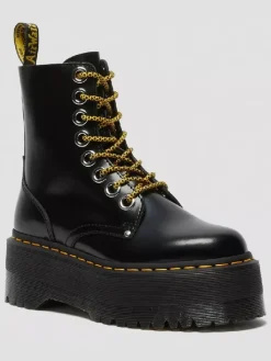 Leder-Boots "Jadon Max" in Schwarz