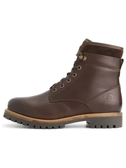 Leder-Boots "Karhamn" in Braun