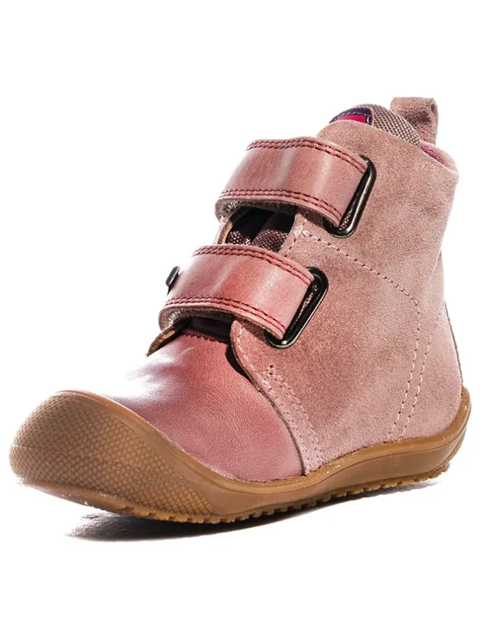 Leder-Boots "Klausen" in Rosa