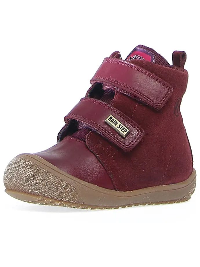 Leder-Boots "Kleus" in Bordeaux