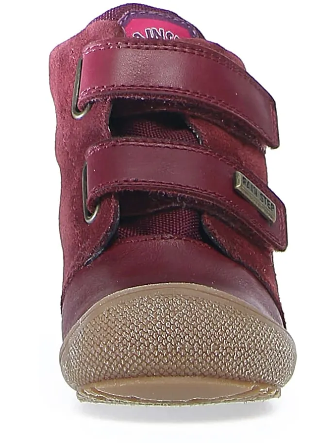 Leder-Boots "Kleus" in Bordeaux