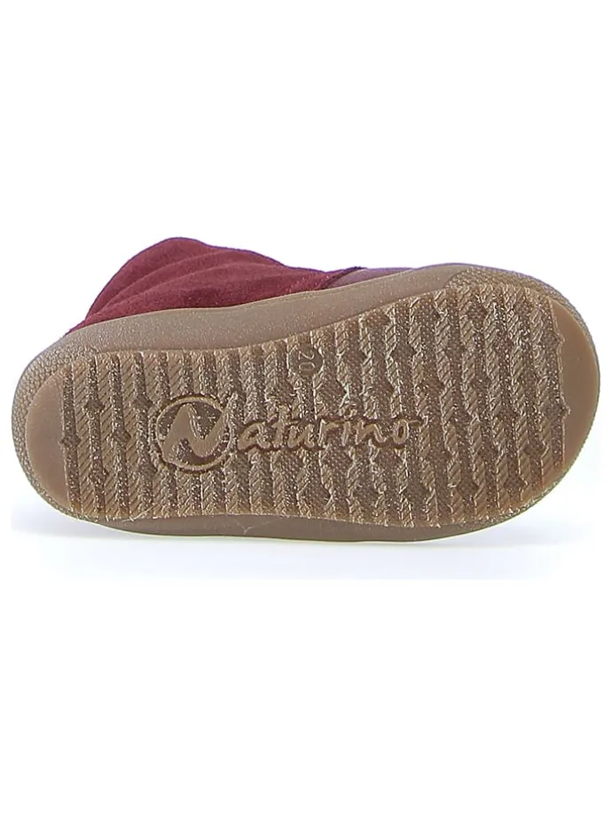 Leder-Boots "Kleus" in Bordeaux