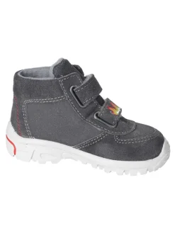 Leder-Boots "Lenz-S" in Grau