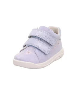 Leder-Boots "Lillo" in Lila/ Hellblau