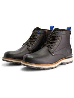 Leder-Boots "Malling" in Braun