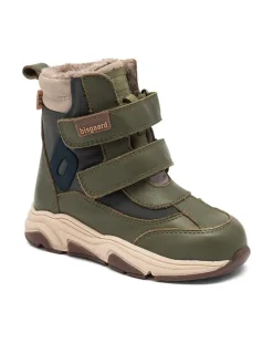 Leder-Boots "Marius" in Grün