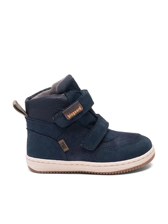 Leder-Boots "Matty" in Dunkelblau