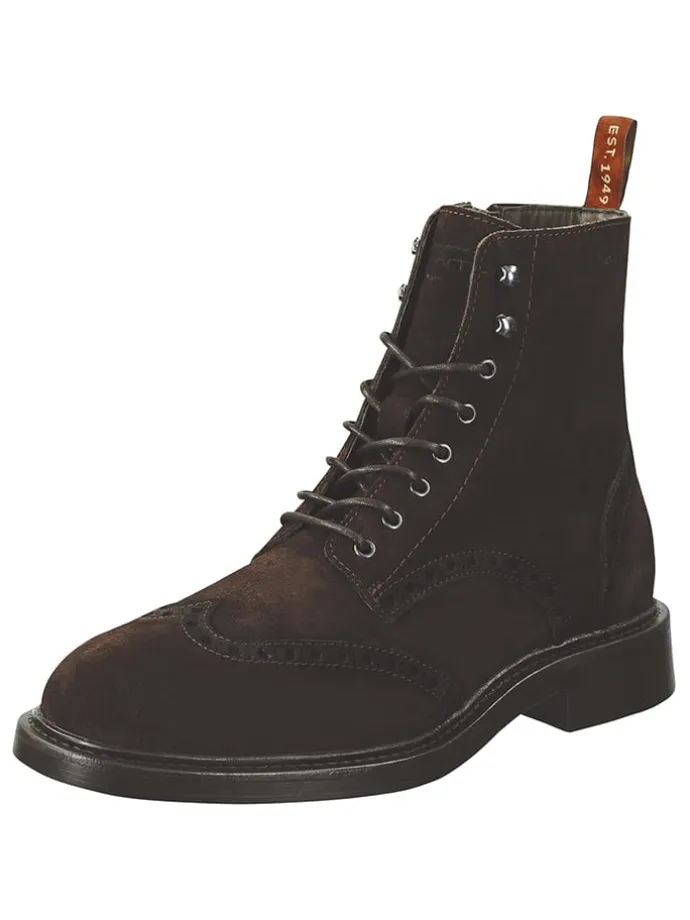 Leder-Boots "Millbro" in Braun