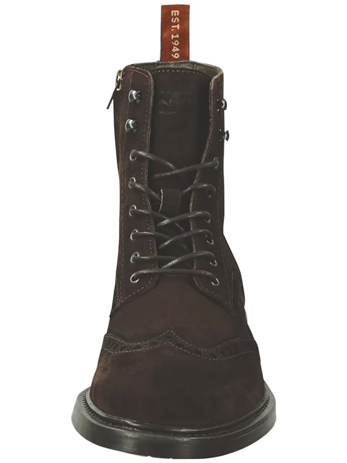 Leder-Boots "Millbro" in Braun