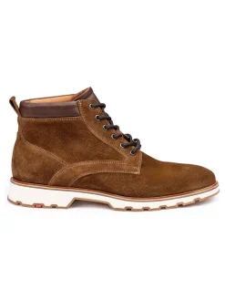 Leder-Boots "Murphy" in Hellbraun