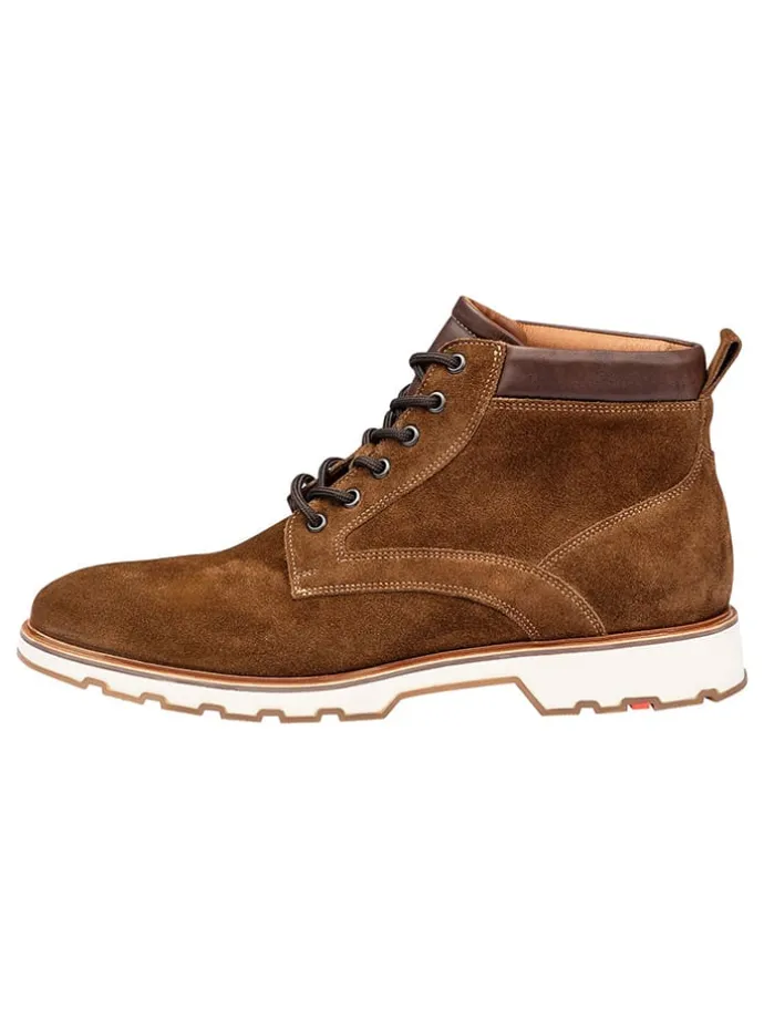 Leder-Boots "Murphy" in Hellbraun