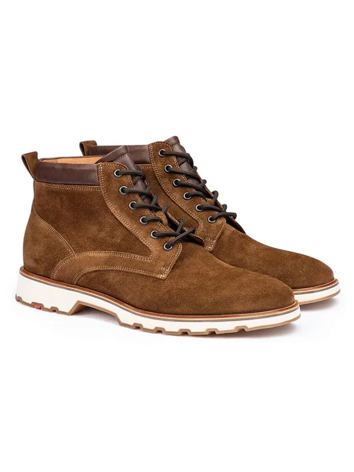 Leder-Boots "Murphy" in Hellbraun