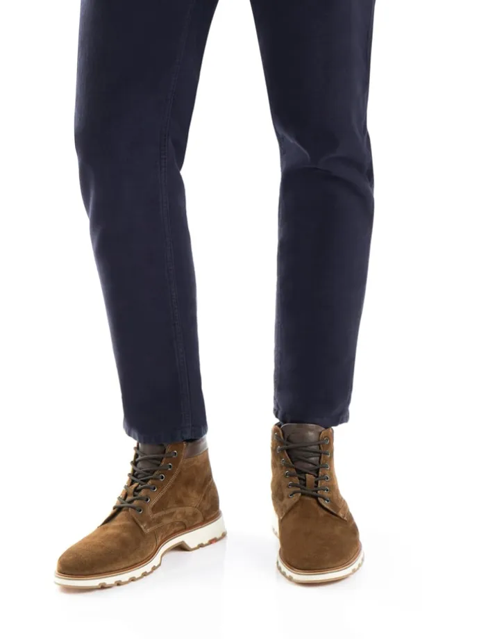 Leder-Boots "Murphy" in Hellbraun