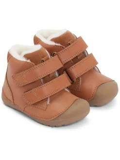 Leder-Boots "Petit Mid Winter Strap" in Orange