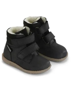 Leder-Boots "Rabbit Strap TEX" in Schwarz