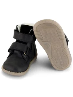 Leder-Boots "Rabbit Strap TEX" in Schwarz