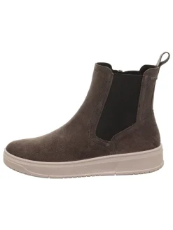 Leder-Boots "Rejoise" in Anthrazit